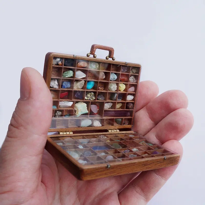 Mini Suitcase for Collection of Stones