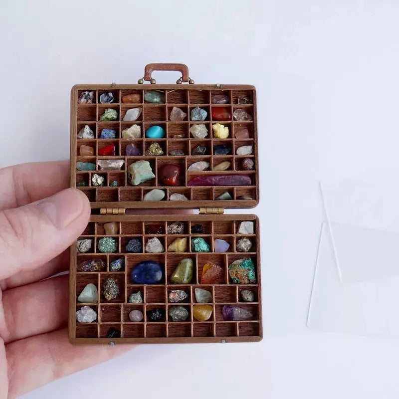 Mini Suitcase for Collection of Stones