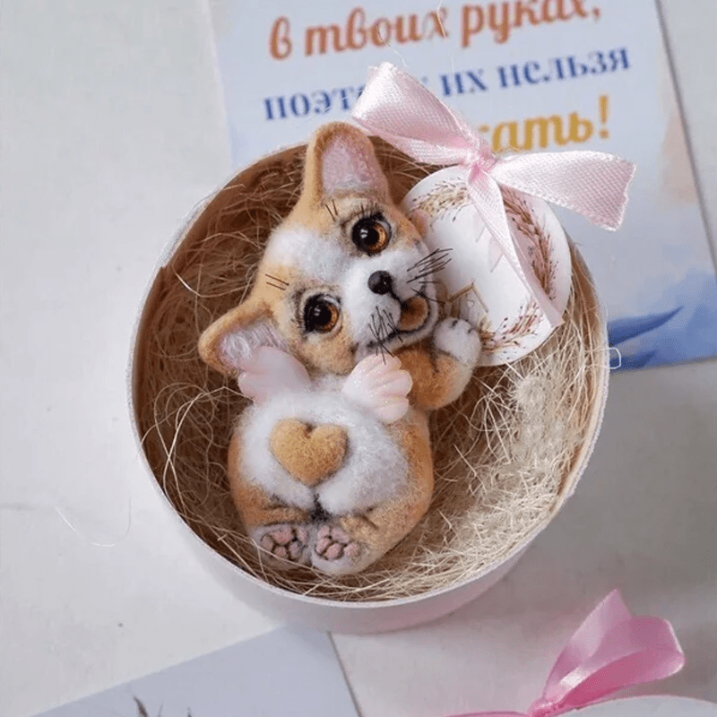[DIY Package] Felt Animal Brooch