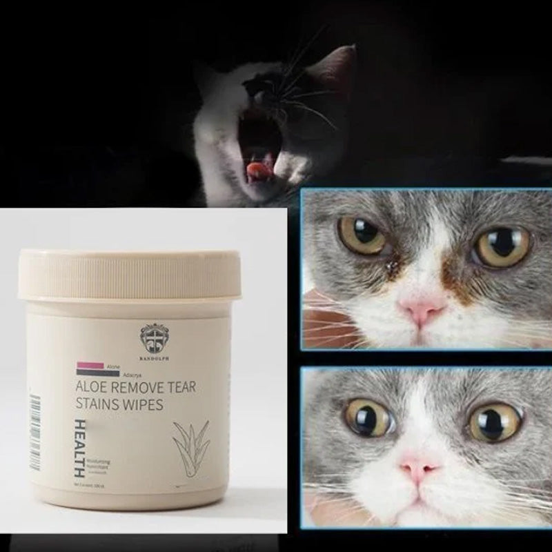 Pets' Tear Stain Wipes