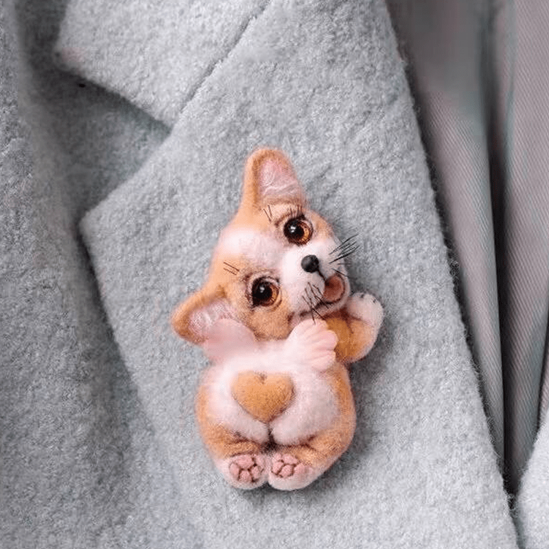 [DIY Package] Felt Animal Brooch
