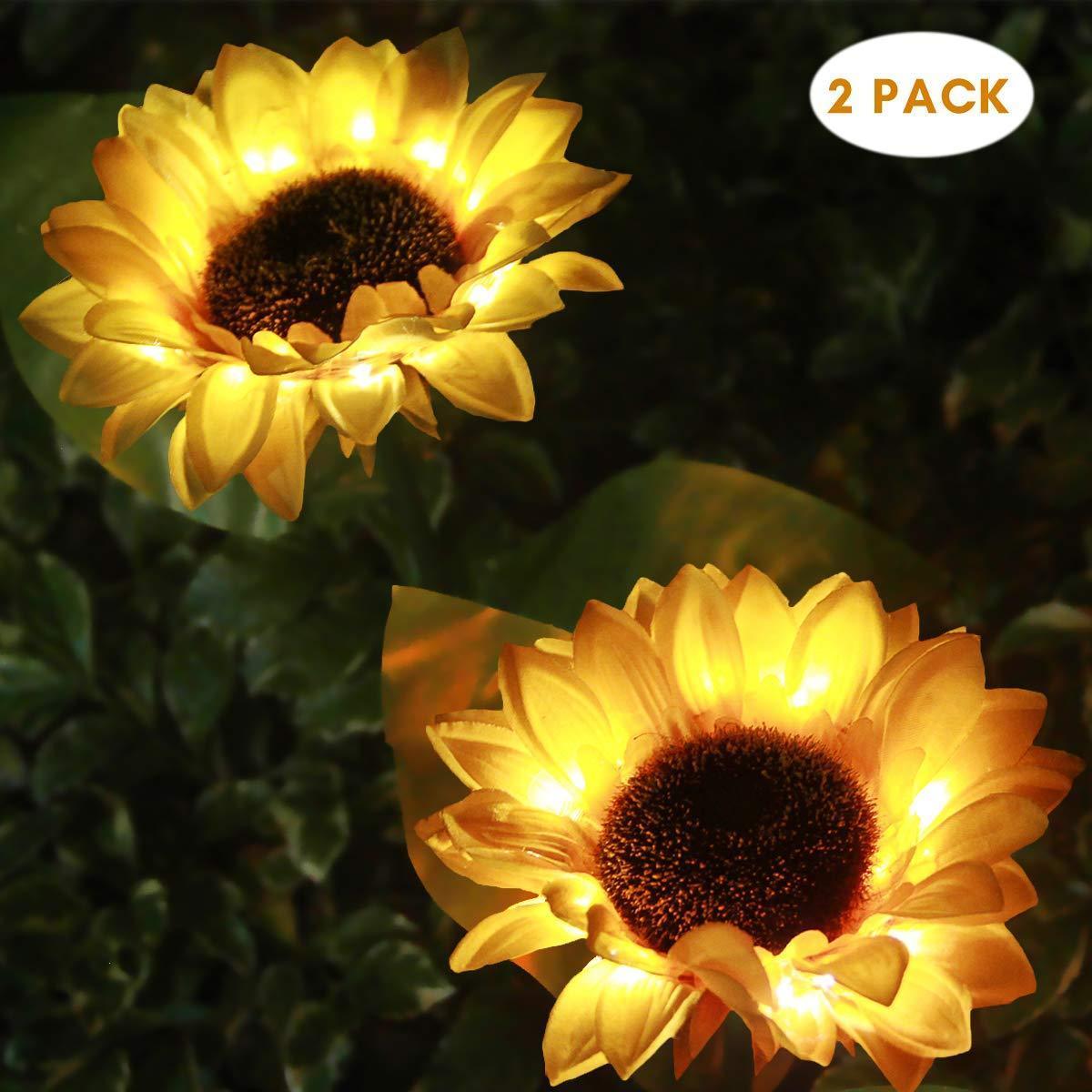 Solar Sunflower Light (2 PCS)