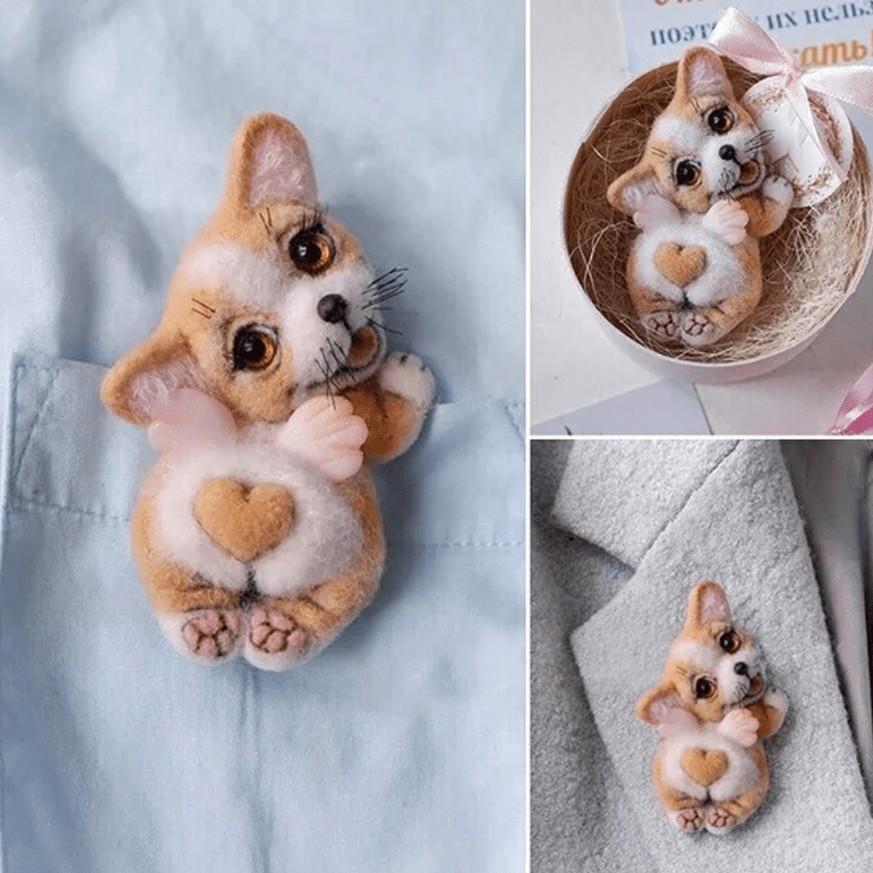 [DIY Package] Felt Animal Brooch